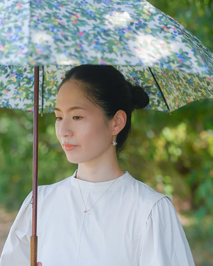 イイダ傘店 雨傘 野いちご ブルーベリー 2024.11 冬のオンライン