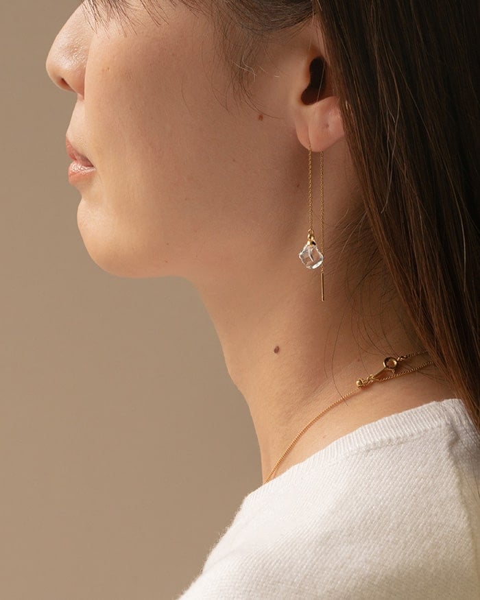 ピアス メルティーキューブ