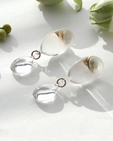 SHIPS（シップス）の「【SHIPS別注】HARIO:オーバルピアス