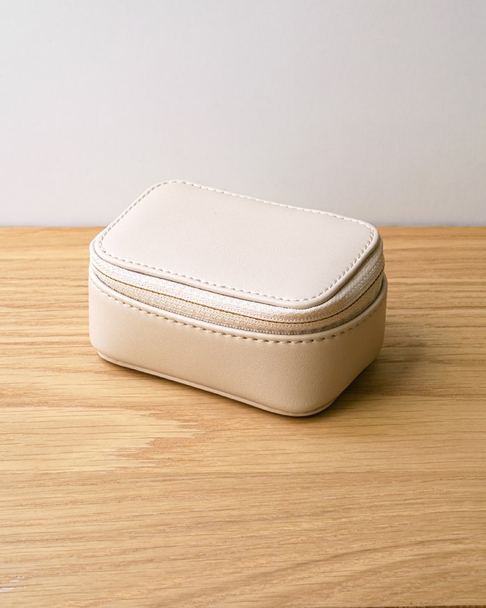 アクセサリーポーチ A&A スモア ピンクベージュ