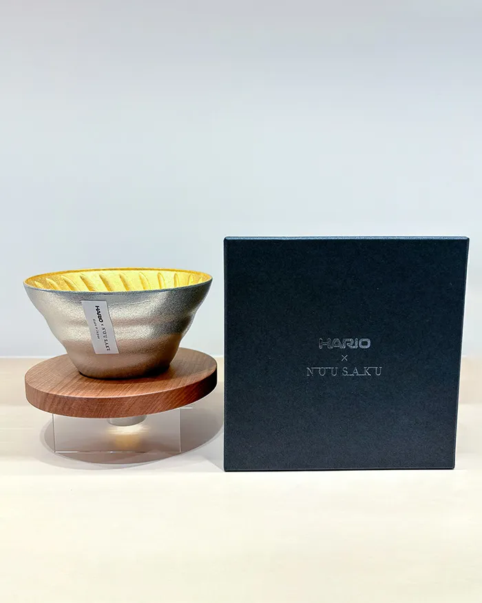 HARIO×能作 V60ドリッパー SUZU 02 金箔