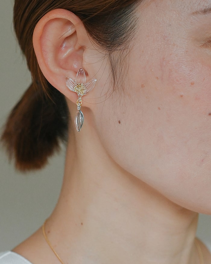 イヤリング Yureha クリア