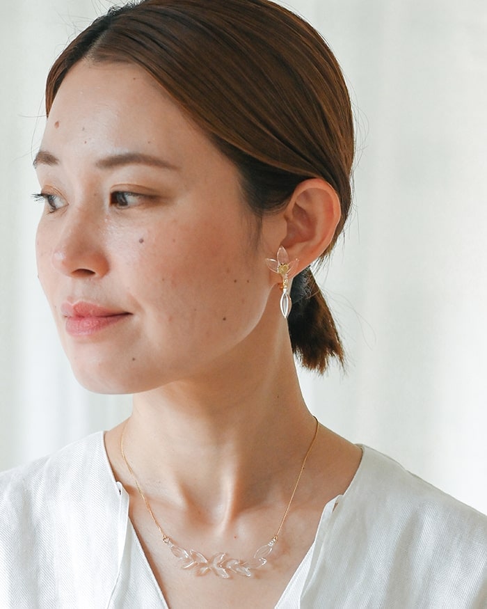 イヤリング Yureha クリア