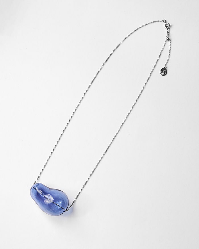 ネックレス Shizukudama ブルー