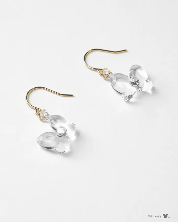 ◎Disney ミニー K18 ピアス レア希少】K18 ディズニーDisney ミッキー&ミニー18金ピアス