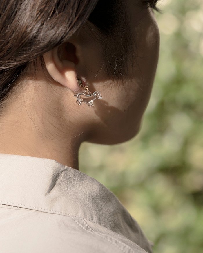 █ぶぶわん★イヤリング イヤリング ミニチュアダックスフンド GF