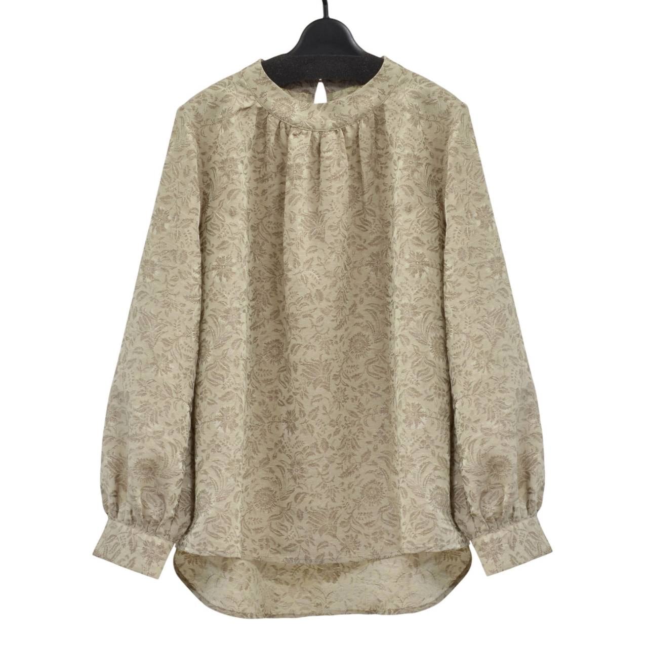 フラワージャガードギャザーブラウス | すべての商品 | HARMONICA