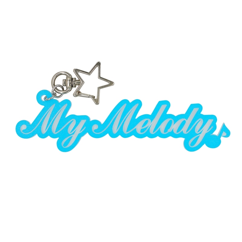 アイドルグッズ2024 ビッグネームキーホルダー マイメロディ