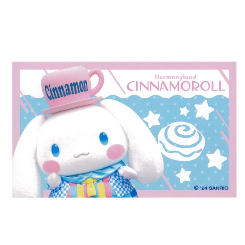 シナモロールバースデー2024 ステッカー おもてなしのキティカフェ衣装