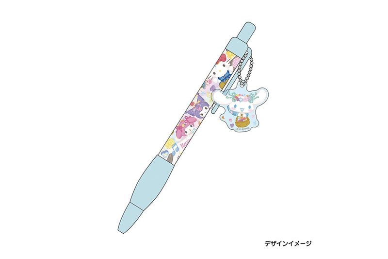 サンリオ　マイメロ　マスコットボールペン　ハーモニーランド My Melody & Kuromi Anniversary Party チャーム付きボールペン
