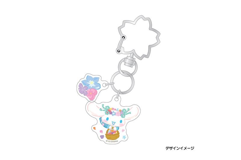 フラワーファンタジー2025 シナモロール アクリルキーホルダー