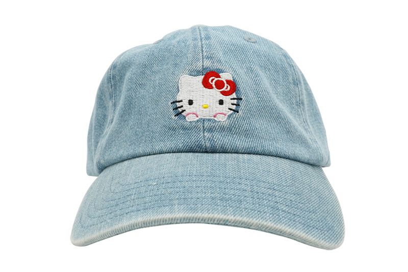 デニム刺繍キャップ（’25）　ハローキティ　