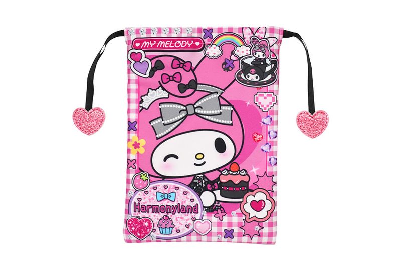 Mymelody＆Kuromi　AnniversaryParty　マイメロディ　巾着　　