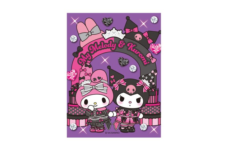 Mymelody＆Kuromi　AnniversaryParty　マイメロディ＆クロミ　ステッカー4 