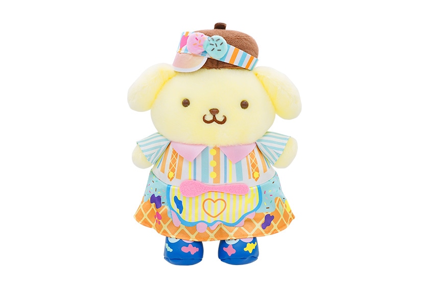 ポムポムプリン　レインコート　マスコット　未使用　美品　レア ポムポムプリン レインコート マスコット 未使用 美品 レア