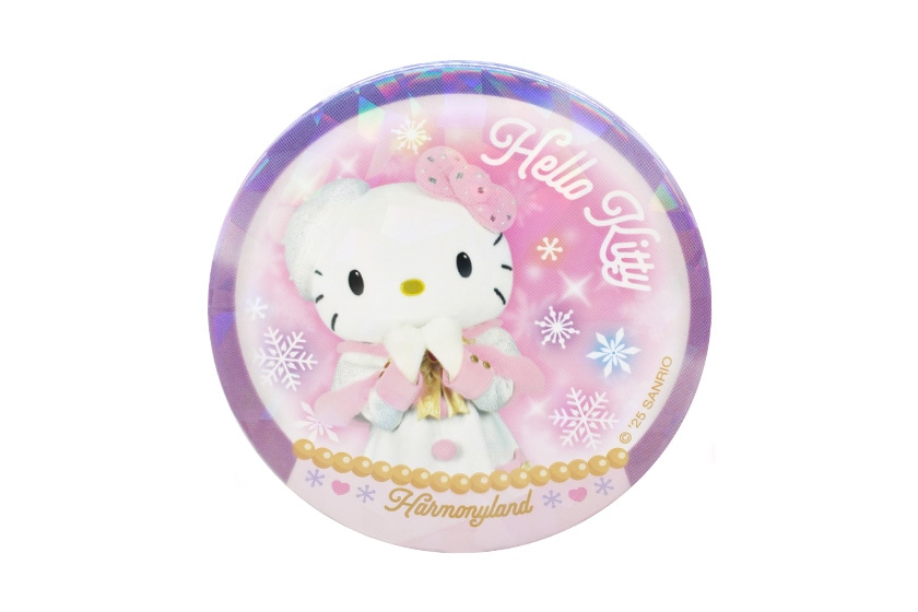 ハーモニーランドクリスマス2025 ハローキティ 缶バッジ|【公式