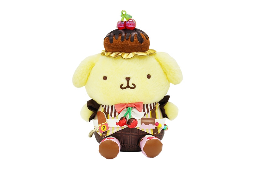 ポムポムプリンカフェ　ぬいぐるみマスコット　浴衣 ポムポムプリンカフェ ぬいぐるみマスコット 浴衣 ポムポムプリン