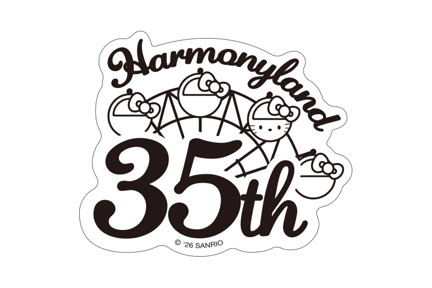 Harmonyland 35th Anniversary ステッカーC|【公式】ハーモニーランド