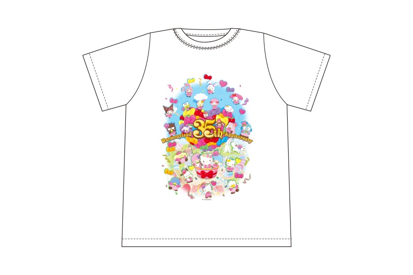 Harmonyland 35th Anniversary（イラスト） Tシャツ S ホワイト|【公式