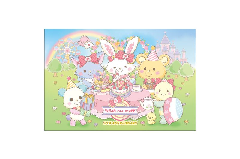Wish　me mell 15TH ANNIVERSARY　ポケットクリアファイル
