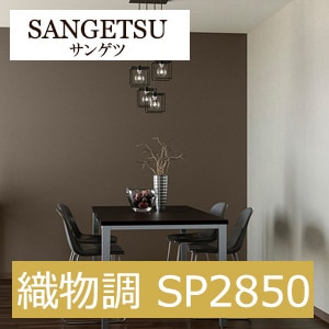 サンゲツ SP2850 織物調 【15m/30m/道具付/道具無】選択 生のり付き壁紙 SP 2021-2023 セット販売（購入単位：セット）　落ち着いたグレイッシュカラー