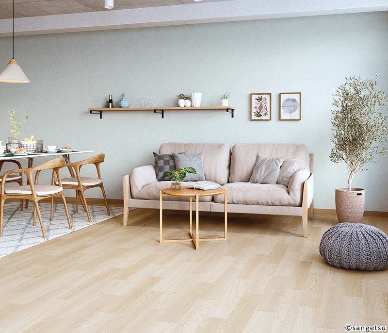 サンゲツ HM11018 木目調 H FLOOR Hフロア 2022-2024 クッションフロア CF （購入単位：本） 1本(1巻)最大20m|クッションフロア（品番別）|床のおしゃれリフォーム