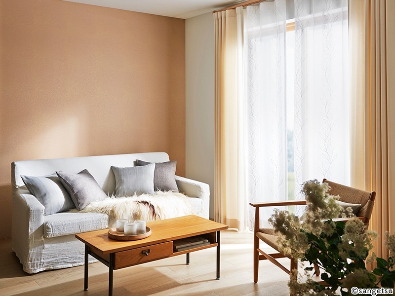 サンゲツ FE76181 カラー 織物調 【15m/30m/道具付/道具無】選択 生のり付き壁紙 FINE ファイン セット販売（購入単位：セット）|1000番台壁紙セット|1000番台壁紙