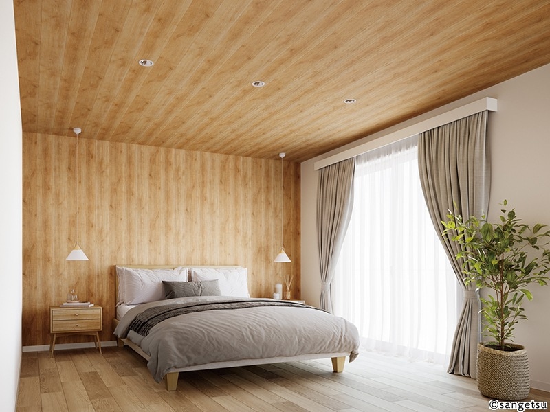 画材諸々 サンゲツ FE76574 木目調 【15m/30m/道具付/道具無】選択 生のり付き