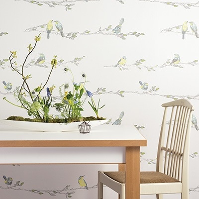 ※のり無し壁紙 ルノン ミリクローレル 6色 RF-8488～RF-8493 フレッシュ2022-2025（購入単位：m） 1本(1巻)最大50m