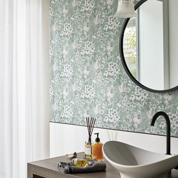 シンコール フラワー 20色 BA7359~BA7378 【15m/30m/道具付/道具無】BIGACE ビッグエース 2024-2026 生のり付き壁紙(購入単位:セット)