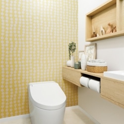 サンゲツ RE55787 フィンレイソン 北欧調 イエロー【15m/30m/道具付/道具無】選択 生のり付き壁紙 ReSERVE リザーブ セット販売（購入単位：セット）