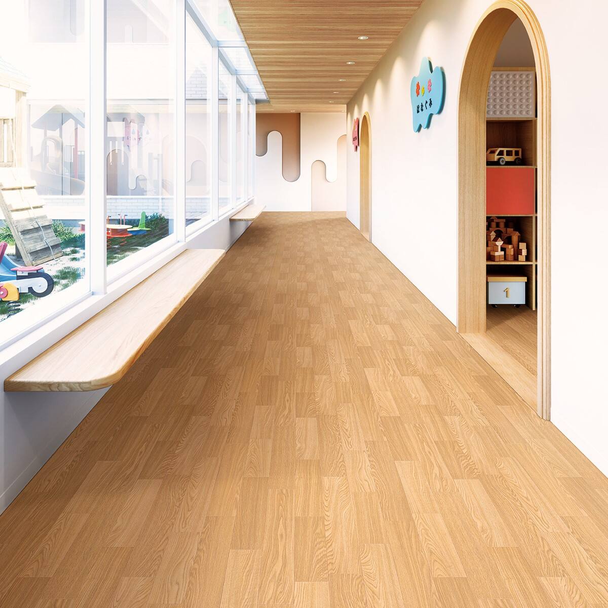東リ CF3733 クッションフロア 木目調 2.3mm厚 182cm巾 CFシート-P NW（購入単位：本）1本最大13m