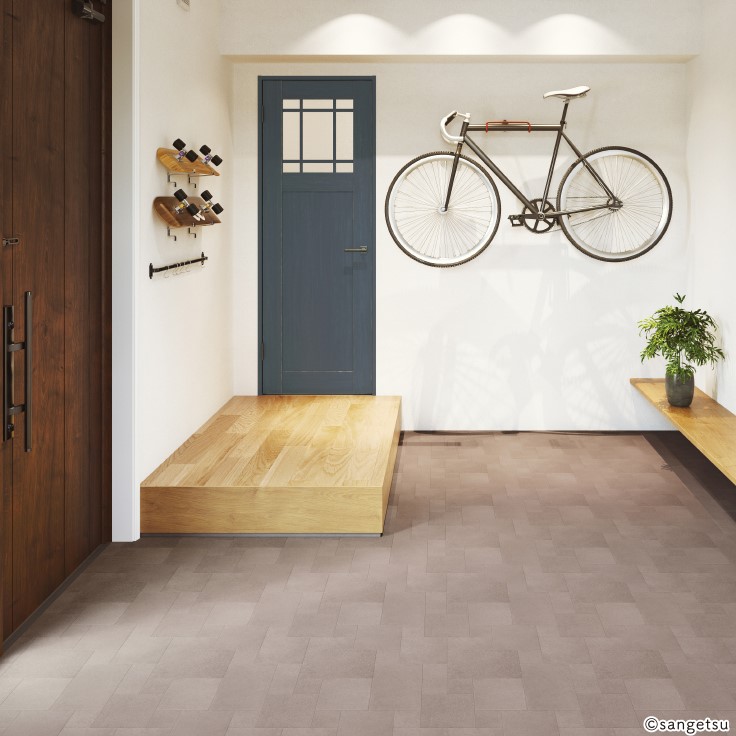 サンゲツ CM12244 店舗可 パターン ホームフロア HOME FLOOR 2024-2027 クッションフロア （購入単位：本） 1本(1巻)最大20m