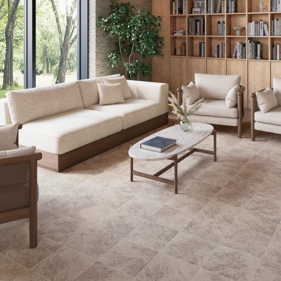 サンゲツ ストーン タイル 3色 PX961～PX963 防滑性ビニル床シート ノンスキッド NONSKID 2024-2027（購入単位：本）