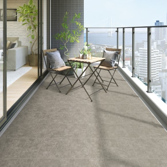 サンゲツ モルタルタイル 3色 PX201～PX203 防滑性ビニル床シート ノンスキッド NONSKID 2024-2027（購入単位：本）