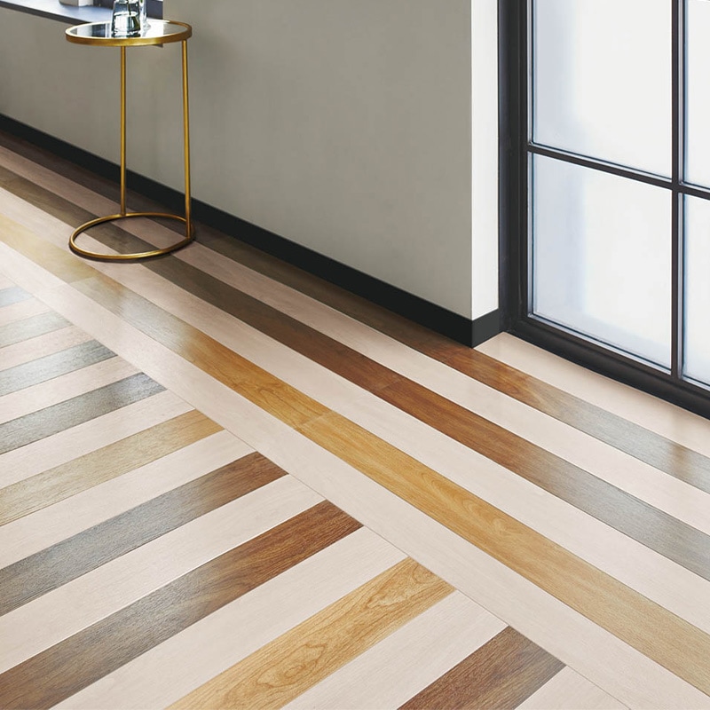 シンコール アメリカンチェリー 5色 フロアタイル MW-3121~MW-3125 マットネラ2025-2028 1ケース46枚入り(販売単位:ケース)