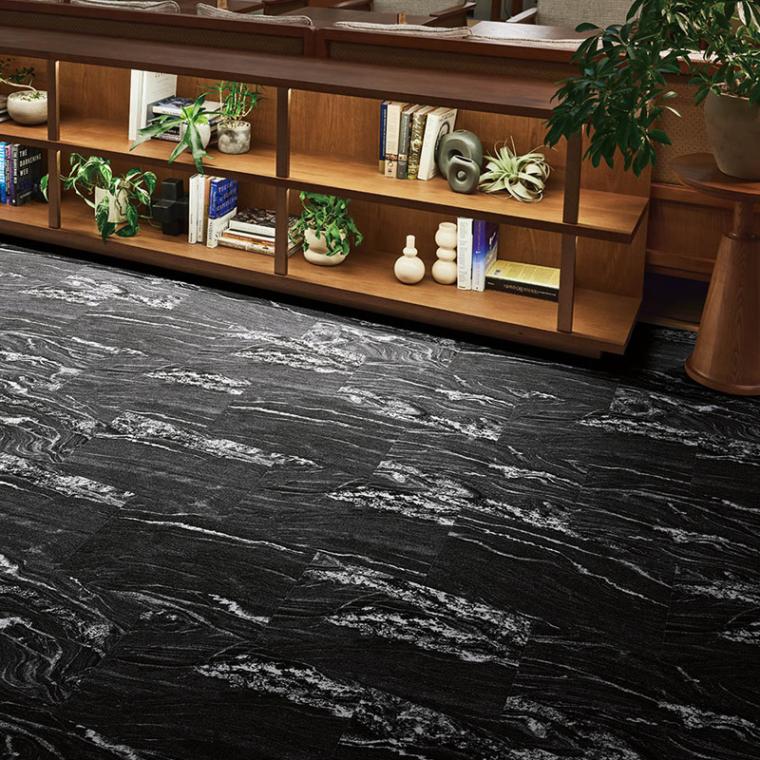 シンコール ウエーブストーン 1色 フロアタイル RS-3221 マットネラ2025-2028 1ケース24枚入り（販売単位：枚）