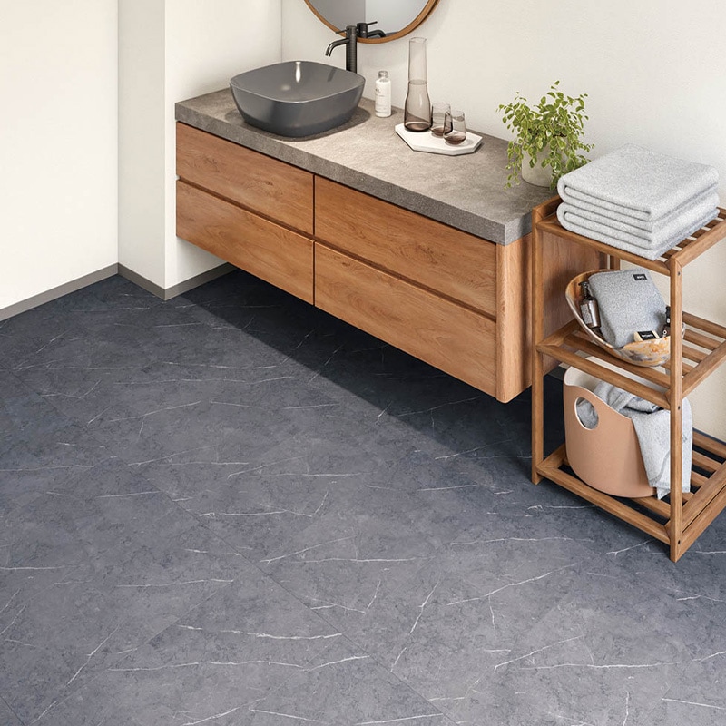 シンコール トルエノマーブル 2色 フロアタイル MS-3215～MS-3216 マットネラ2025-2028 1ケース18枚入り（販売単位：枚）