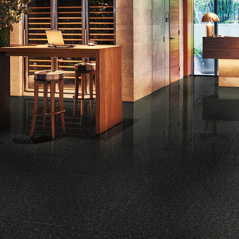 シンコール ブラックギャラクシー 1色 フロアタイル MS-3206 マットネラ2025-2028 1ケース20枚入り（販売単位：枚）