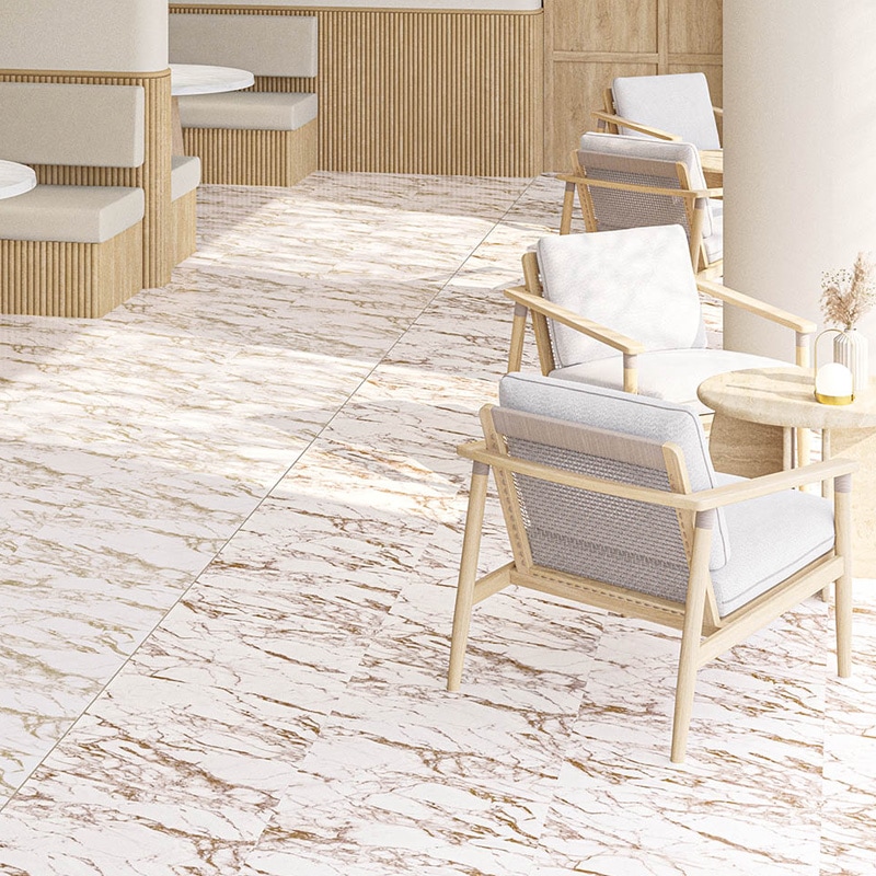 シンコール ゼブラマーブル 3色 フロアタイル MS-3188～MS-3190 マットネラ2025-2028 1ケース18枚入り（販売単位：枚）