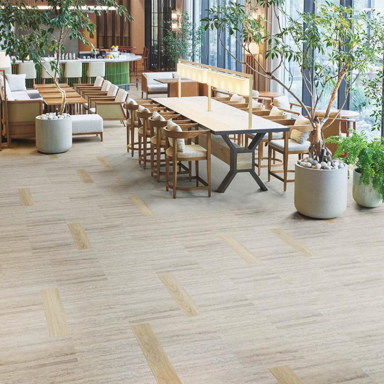 シンコール ストラトストーン 2色 フロアタイル MS-3185～MS-3186 マットネラ2025-2028 1ケース20枚入り（販売単位：枚）