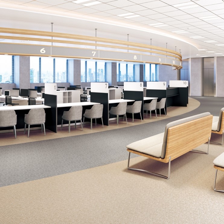 サンゲツ 無地 エスリューム 12色 PF24251～PF24262 複層ビニル床シート Sフロア 2025-2027（購入単位：本）