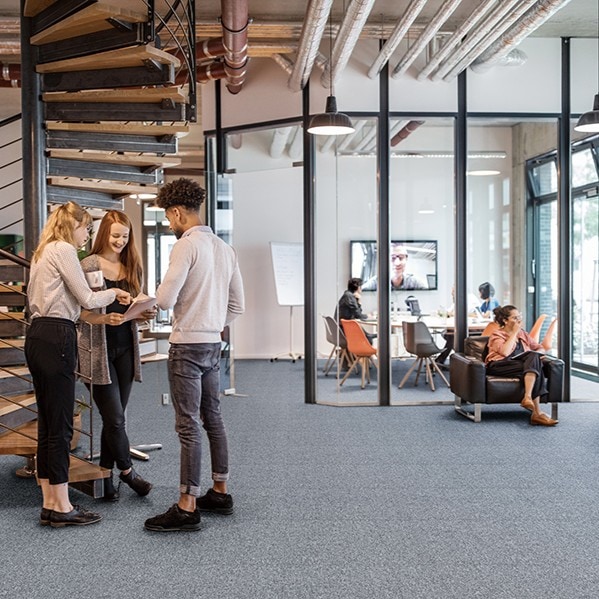 川島織物 CB1640-1～ タイルカーペット 4色 カラーソリューション（購入単位：ケース）