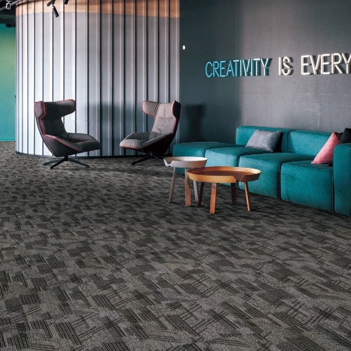 川島織物 CB1260-1～ タイルカーペット 4色 ビルドライン（購入単位：ケース）