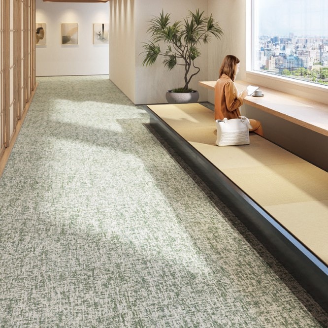 川島織物 CB1240-1～ タイルカーペット 6色 カラティス（購入単位：ケース）