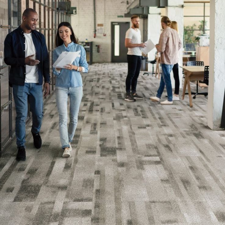 川島織物 フォグアイル 3色 タイルカーペット AB1830-1～AB1830-3 （販売単位：ケース）