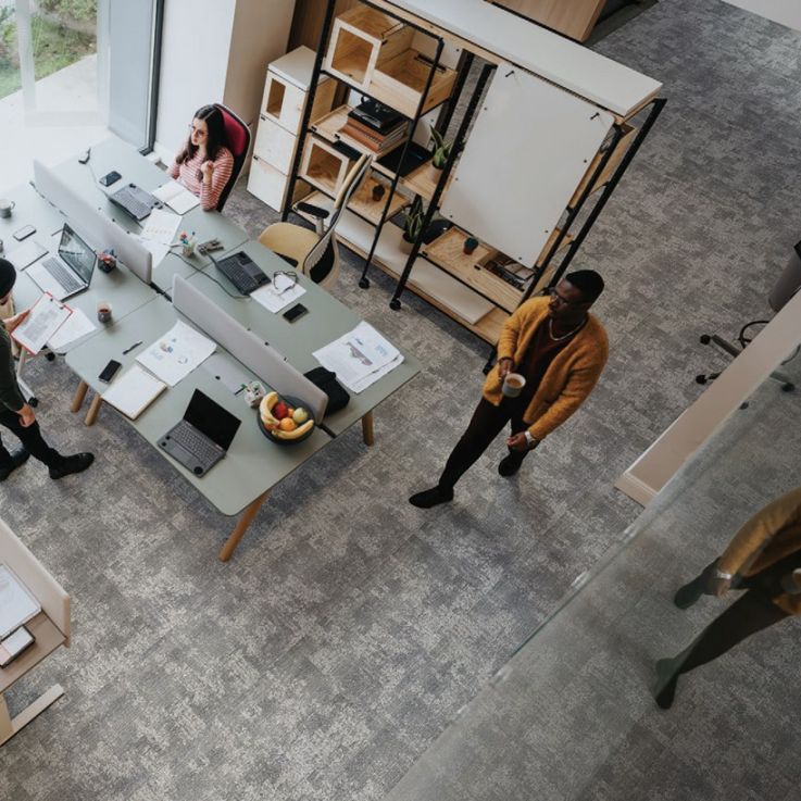 川島織物 サードアイランド 6色 タイルカーペット AB1820-1～AB1820-6 （販売単位：ケース）