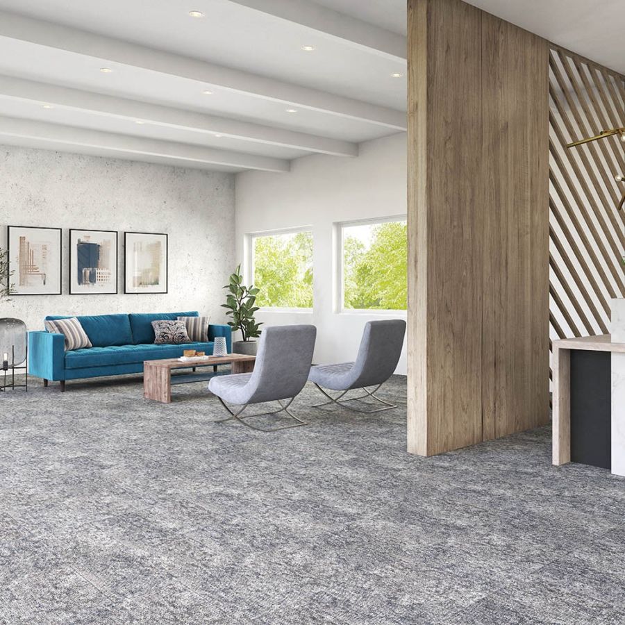 川島織物 リスボンプリーツ 3色 タイルカーペット AB260-1～AB260-3 （販売単位：ケース）