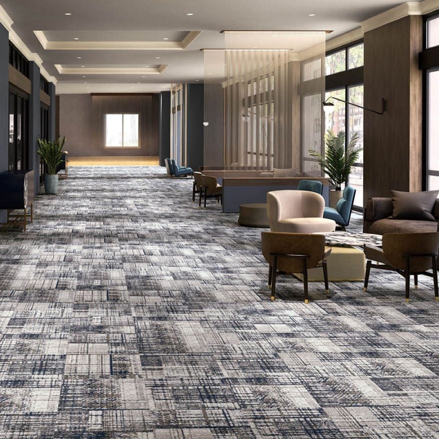 川島織物 コペンハーゲンツイード 2色 タイルカーペット AB980-1～AB980-2 （販売単位：ケース）