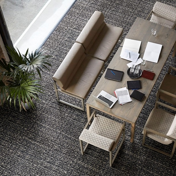 川島織物 ミラノツイードⅡ 2色 タイルカーペット AB1410-1～AB1410-2 （販売単位：ケース）